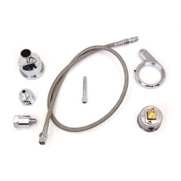 ÖLDRUCKANZEIGE CHROM KIT HARLEY DAVIDSON TWIN CAM 00-17