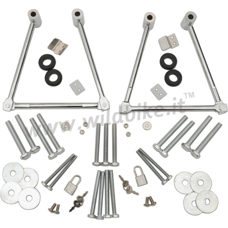 SADDLEBAG MOUNT KITS AND SUPPORT HARLEY DAVIDSON 84-24