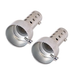 QUIET BAFFLES DB KILLER 48 MM SHORT EXHAUST MUFFLERS MOTORCYCLE AND HARLEY DAVIDSON