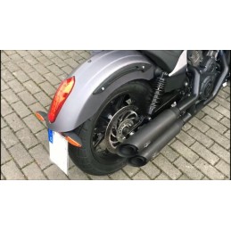 SCARICHI MARMITTE MCJ RACE 90 OMOLOGATI NERI INDIAN SCOUT 15-21