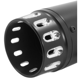 POT D'ÉCHAPPEMENT POWER HOUSE SLIP-ON 4" NOIR HARLEY DAVIDSON FLSB SPORT GLIDE 2018-25