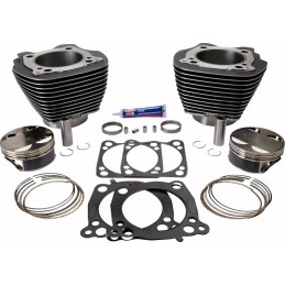 KIT NOIR GR S&S CYLINDRES ET PISTONS BIG BORE 128" HARLEY DAVIDSON SOFTAIL 2018-24