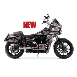 POT D'ÉCHAPPEMENT COMPLET 2EN1 MPRS RACE APPROUVÉ EU HARLEY DAVIDSON FXD DYNA 2006-2017