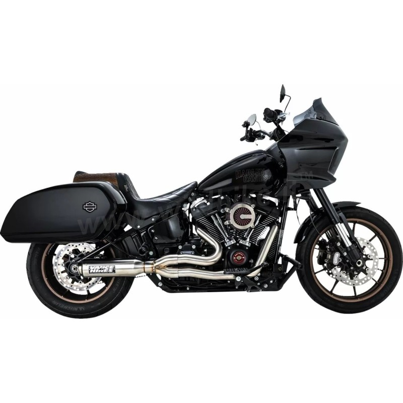 EXHAUST SYSTEMS VANCE & HINES SUPERSPORT 2-1 BRUSHED INOX HARLEY DAVIDSON SOFTAIL 2018-2026