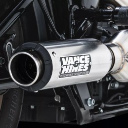 SYSTÈME D'ÉCHAPPEMENT VANCE & HINES SUPERSPORT 2-1 BRUSHED INOX HARLEY DAVIDSON SOFTAIL 2018-2026