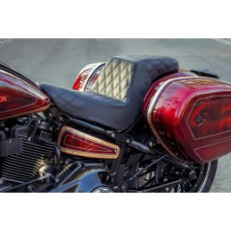 SELLA COMFORT STEP-UP™ FULL DIAMOND AL GEL HARLEY DAVIDSON FLSB FXLR SOFTAIL 2018-25