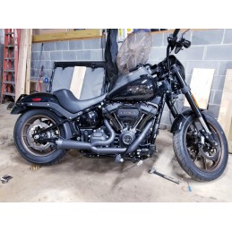 POT D'ÉCHAPPEMENT 2-EN-1 TBR SHORTY TURN-OUT NOIR HARLEY DAVIDSON FXLRS LOW RIDER S 2020-2024
