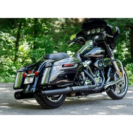 POT D'ECHAPPEMENTS SLIP-ON S&S MK45 THRUSTER NOIR HARLEY DAVIDSON FLH/FLT TOURING 2017-25