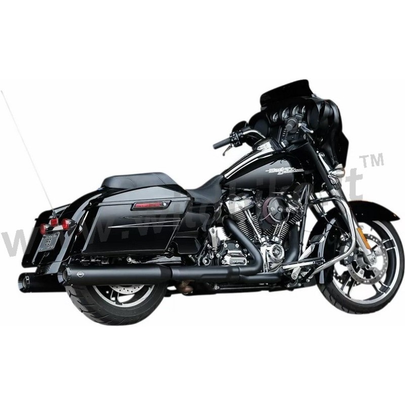SCARICHI MARMITTE SLIP-ON S&S GNX45 NERI HARLEY DAVIDSON FLH FLT TOURING 2017-22