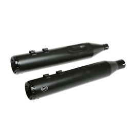 POT D'ECHAPPEMENTS SLIP-ON S&S GNX45 NOIR HARLEY DAVIDSON FLH FLT TOURING 2017-22