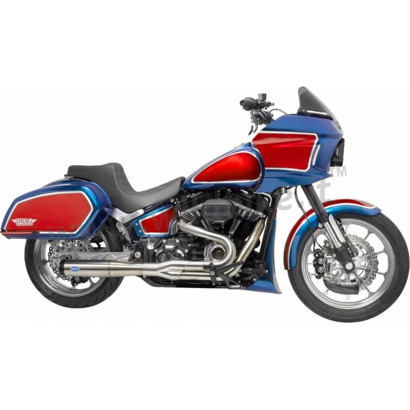 EXHAUSTS 2INTO1 S&S SUPERSTREET 50 STATE INOX HARLEY DAVIDSON SOFTAIL 2018-25