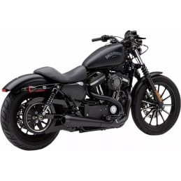 POTS D'ÉCHAPPEMENT COBRA EL DIABLO 2 EN 1 NOIR HARLEY DAVIDSON XL SPORTSTER 2014-22