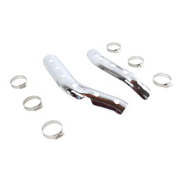 HITZESCHILD PERFORIERT CHROM OEM 67512-86 FÜR AUSPUFFKRÜMMER HARLEY DAVIDSON XL SPORTSTER 86-03