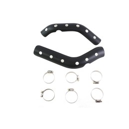 BOUCLIER THERMIQUE PERFORÉ NOIR OEM 67512-86 POUR COLLECTEURS HARLEY DAVIDSON XL SPORTSTER 86-03