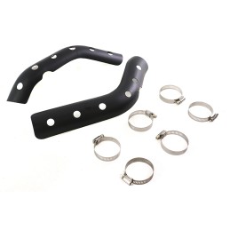 HITZESCHILD PERFORIERT SCHWARZ OEM 67512-86 FÜR AUSPUFFKRÜMMER HARLEY DAVIDSON XL SPORTSTER 86-03