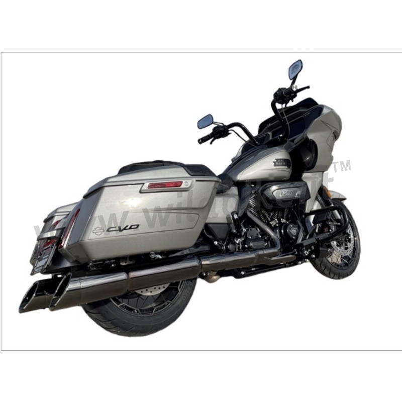 SCARICHI MARMITTE TAB SLIP-ON 50 CAL TORCHED HARLEY DAVIDSON FLH/FLT TOURING 17-24