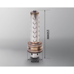 SILENZIATORI DB KILLER 48 MM SUONO REGOLABILE SCARICHI MARMITTE MOTO E HARLEY DAVIDSON