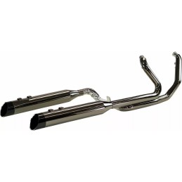 SCARICO 2IN2 KHROME WERKS DOMINATOR 2IN2 EDGE NERO LUCIDO HARLEY DAVIDSON FLH/FLT TOURING 2017-25