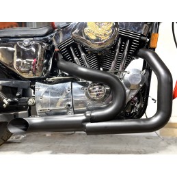 SCARICO MARMITTA 2IN1 TURN-OUT PERFORMANCE NERO HARLEY DAVIDSON XL SPORTSTER 1986-03