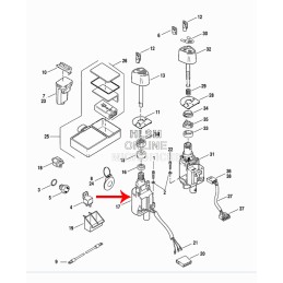IGNITION SWITCH BLOCK OEM 71640-99 HARLEY DAVIDSON FLH FLT TOURING 2003-06