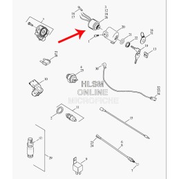 COMMUTATEUR D'ALLUMAGE OEM 48154-05A HARLEY DAVIDSON SPORTSTER 2007-11