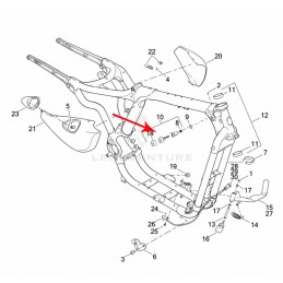 COMMUTATEUR D'ALLUMAGE ET BLOCAGE DE FOURCHE HARLEY DAVIDSON SPORTSTER 2007-11