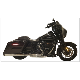 SCARICHI MARMITTE TAB SLIP-ON 50 CAL CROMATI HARLEY DAVIDSON FLH/FLT TOURING 1995-16