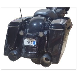 POT DÉCHAPPEMENTS TAB SLIP-ON 50 CAL NOIR HARLEY DAVIDSON FLH/FLT TOURING 1995-16