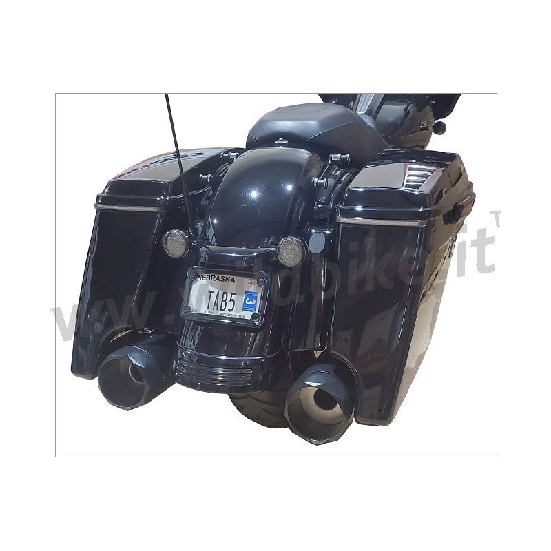 POT DÉCHAPPEMENTS TAB SLIP-ON 50 CAL NOIR HARLEY DAVIDSON FLH/FLT TOURING 1995-16