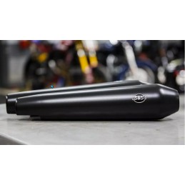 BLACK EXHAUSTS MUFFLER SLIP-ON S&S ROYAL ENFIELD 650 CONTINENTAL GT/INTERCEPTOR 19-23