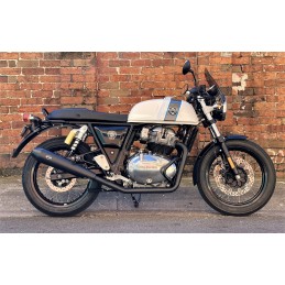 BLACK EXHAUSTS MUFFLER SLIP-ON S&S ROYAL ENFIELD 650 CONTINENTAL GT/INTERCEPTOR 19-23