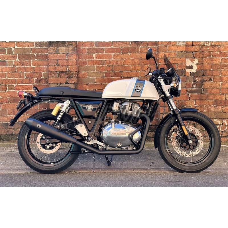 SCARICHI CONICI SLIP-ON S&S NERI ROYAL ENFIELD 650 CONTINENTAL GT/INTERCEPTOR 19-23