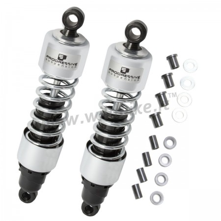 STOSSDÄMPFER PROGRESSIVE SUSPENSION 412 CHROM 12" STANDARD HONDA VT 1100 SHADOW 87-07