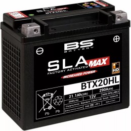 BATTERIA ALTE PRESTAZIONI AGM BS BTX20HL SLA MAX 12V 20 AH HARLEY DAVIDSON SOFTAIL 2018-25