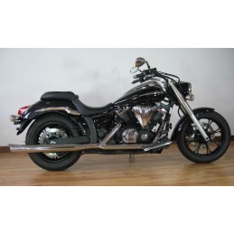 AUSPUFF MCJ 2IN2 ROYAL 80 RECHTS/LINKS CHROM YAMAHA XVS 950A MIDNIGHT STAR 2008-16