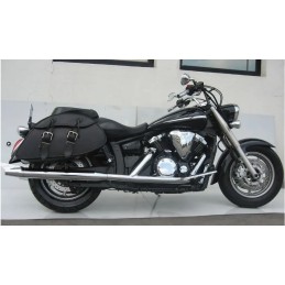 AUSPUFF MCJ 2IN2 ROYAL 80 RECHTS/LINKS CHROM YAMAHA XVS 950A MIDNIGHT STAR 2008-16