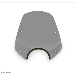 WINDSCHUTZSCHEIBE DEL REY SPORTSHIELD SCHWARZER RAUCH HARLEY DAVIDSON SPORTSTER XL883N IRON 2009-22