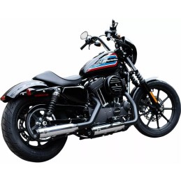 SCARICHI MARMITTE S&S 3" SLIP ON GN OMOLOGATI CROMATI HARLEY DAVIDSON XL SPORTSTER 14-20