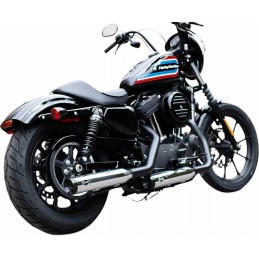 SCARICHI MARMITTE S&S 3" SLIP ON GN OMOLOGATI CROMATI HARLEY DAVIDSON XL SPORTSTER 2014-21