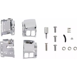 HANDLEBAR CHROME CONTROL SWITCH HOUSING KIT HARLEY DAVIDSON SOFTAIL 2016-17