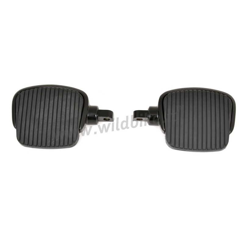 PEDANE CLASSIC MINI COMFORT RUBBER STYLE DA 4" NERE PER HARLEY DAVIDSON