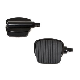 FOOTBOARDS CLASSIC MINI COMFORT RUBBER STYLE 4" BLACKS FOR HARLEY DAVIDSON