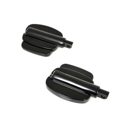 MARCHE-PIEDS CLASSIC MINI COMFORT RUBBER STYLE 4" NOIR POUR HARLEY DAVIDSON