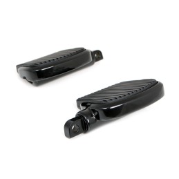 PEDANE CLASSIC MINI COMFORT RUBBER STYLE DA 4" NERE PER HARLEY DAVIDSON