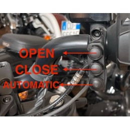 SCARICHI MARMITTE MCJ 2IN2 ROYAL 80 DX/SX CROMATI HARLEY DAVIDSON FXST FLST SOFTAIL 07-17