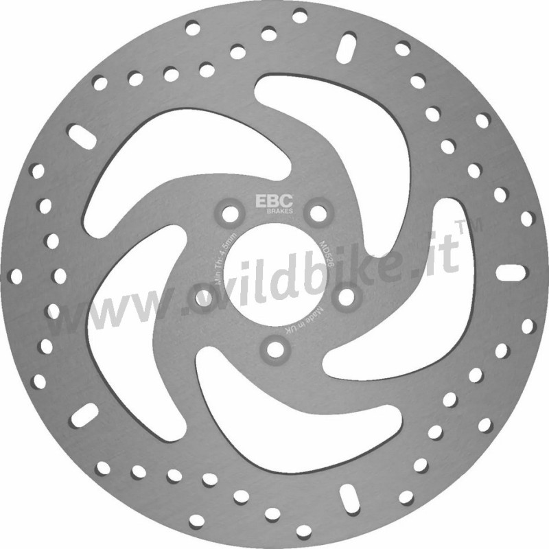 BREMSSCHEIBE VORNE ERSATZ SERIES ROUND SOLID EBC HARLEY DAVIDSON XL SPORTSTER 14-20