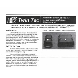OXYGEN SENSOR ELIMINATOR KIT FOR HARLEY DAVIDSON AIR INTAKE AND EXHAUST