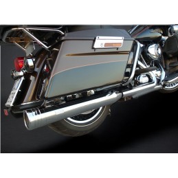 POTS D'ÉCHAPPEMENTS MCJ EDITION 100 SLIP-ON APPROUVÉ EU HARLEY DAVIDSON FLH FLT TOURING 2017-2020
