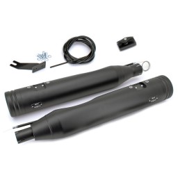 EXHAUSTS MUFFLERS MCJ SLIP-ON EDITION 120 EU APPROVED HARLEY DAVIDSON FLH FLT TOURING 17-20