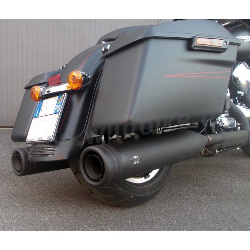 POTS D'ÉCHAPPEMENTS MCJ EDITION 120 SLIP-ON APPROUVÉ EU HARLEY DAVIDSON FLH FLT TOURING 17-20